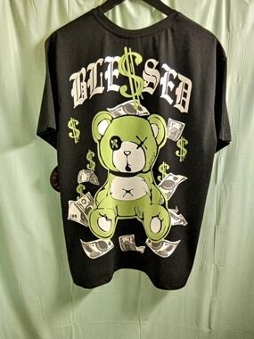 Money Bear Graphic Short Sleeve Tee